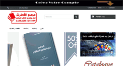 Desktop Screenshot of latrach-edition.com